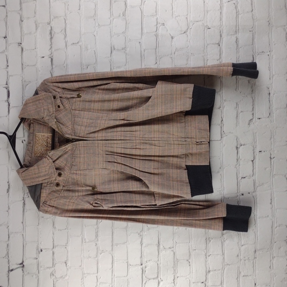 Daytrip large plaid jacket hood